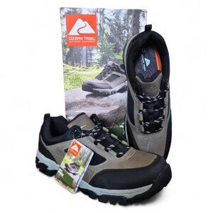 Ozark Trail Gray and Black Men's Athletic Hiking Shoes